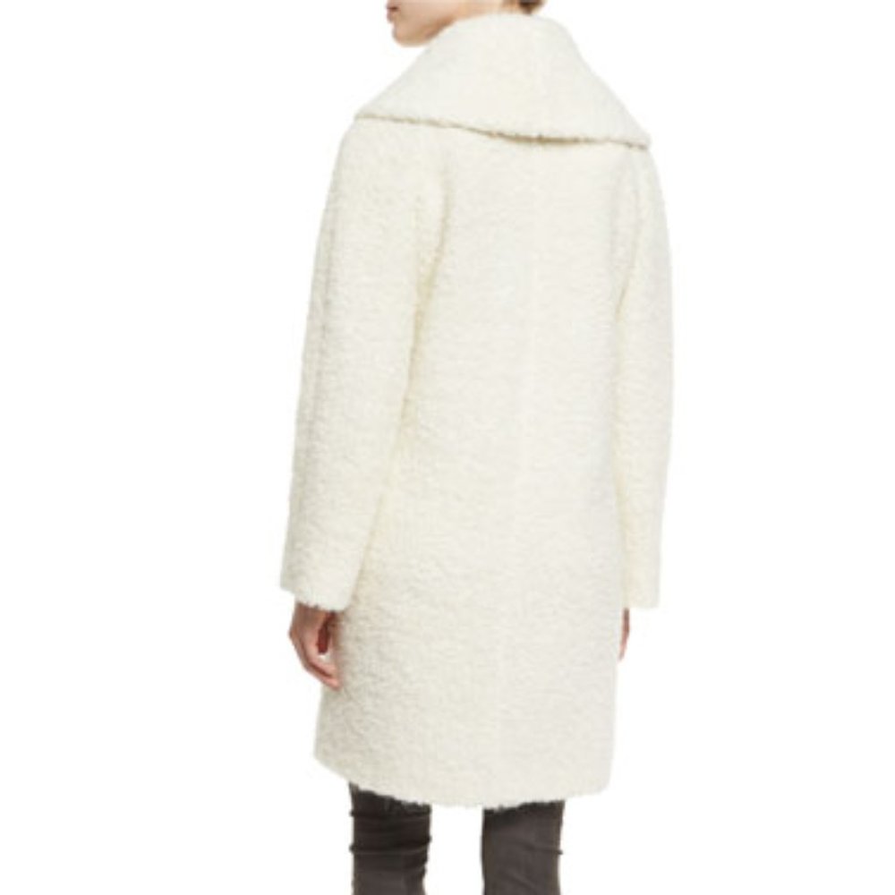 Vince Fuzzy Knit Boucle Coat - Picture 7 of 7